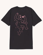 T-Shirt Let Go Noir Carbone en coton bio GOTS – OLOW
