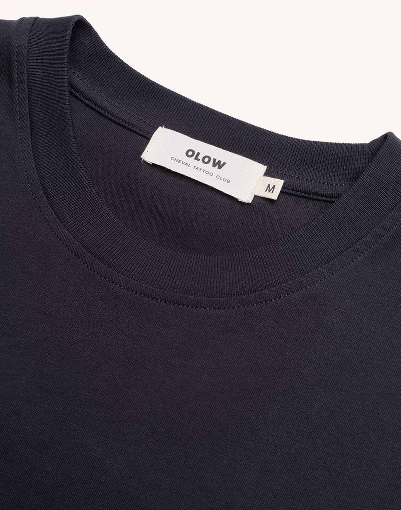 T-Shirt Let Go Noir Carbone en coton bio GOTS – OLOW