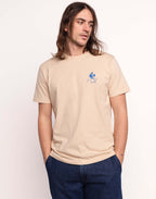 T-Shirt Life Dance Crème en coton bio GOTS – OLOW