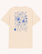T-Shirt Life Dance Crème en coton bio GOTS – OLOW