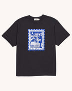 T-Shirt Lost With You Noir Carbone en coton bio GOTS – OLOW