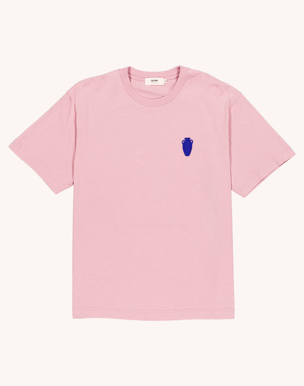 T-Shirt Melody Rose Lila en coton bio GOTS – OLOW