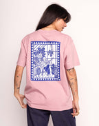 T-Shirt Melody Rose Lila en coton bio GOTS – OLOW