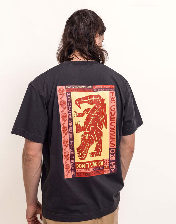T-shirt Niloticus noir carbone – OLOW