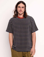 T-Shirt Peyron Bleu en coton, Polyester recyclé – OLOW