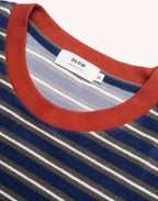 T-Shirt Peyron Bleu en coton, Polyester recyclé – OLOW