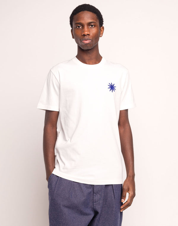 T-Shirt Pictural Écru en coton bio GOTS – OLOW