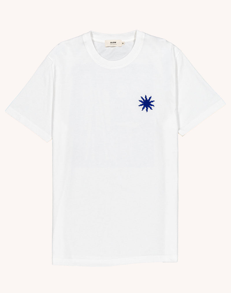 T-Shirt Pictural Écru en coton bio GOTS – OLOW
