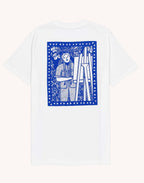 T-Shirt Pictural Écru en coton bio GOTS – OLOW