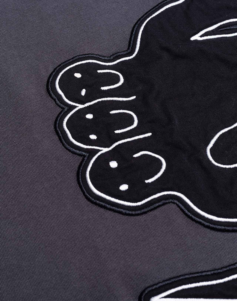 T-Shirt Point Break Noir Carbone en coton bio GOTS – OLOW