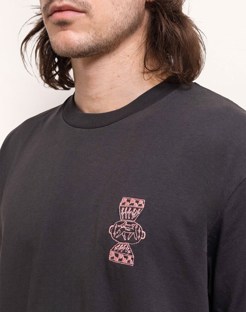 T-shirt Pretty Connection noir carbone – OLOW