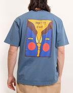 T-shirt Pretty One bleu acier – OLOW