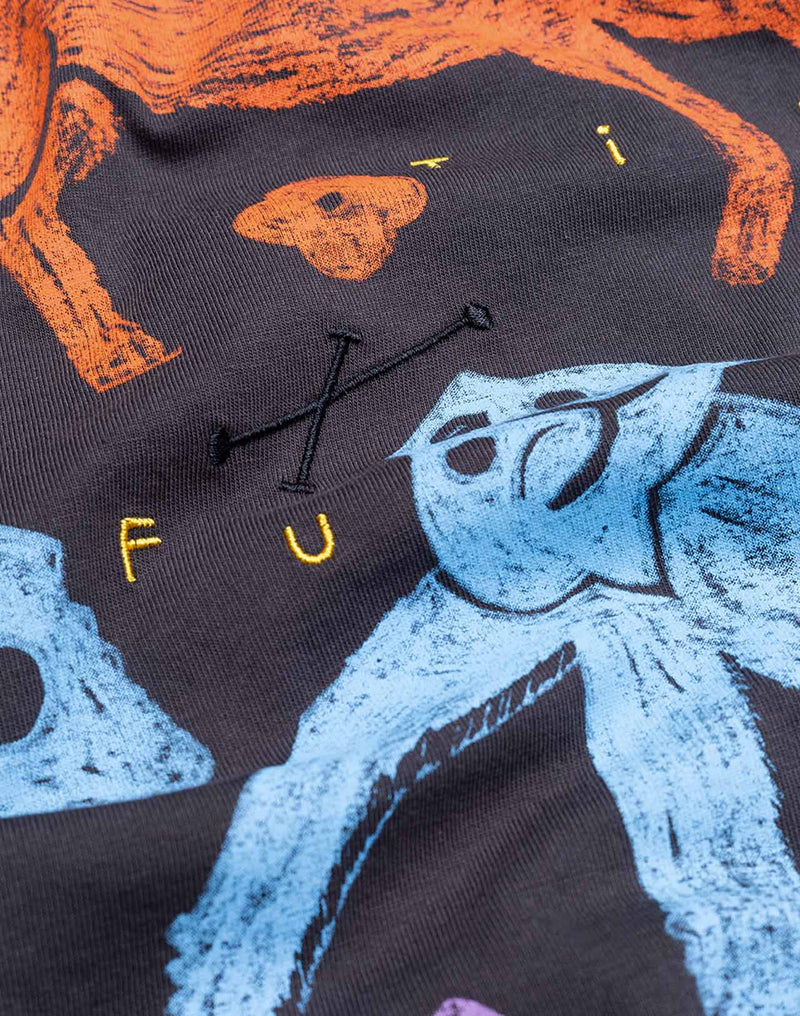 T-Shirt Primitive Futur Noir Carbone en coton bio GOTS – OLOW