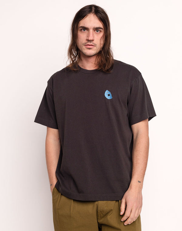 T-Shirt Primitive Futur Noir Carbone en coton bio GOTS – OLOW