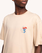 T-Shirt Strong Crème en coton bio GOTS – OLOW