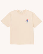 T-Shirt Strong Crème en coton bio GOTS – OLOW