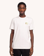 T-Shirt Sunset Écru en coton bio GOTS – OLOW