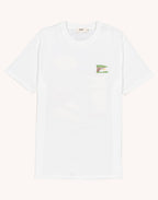 T-Shirt Sunset Écru en coton bio GOTS – OLOW