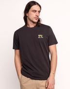 T-Shirt Sunset Noir Carbone en coton bio GOTS – OLOW