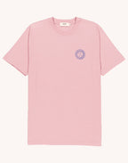 T-Shirt Taijitu Rose Lila en coton bio GOTS – OLOW