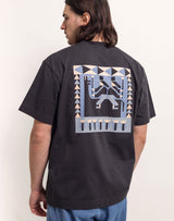 T-shirt Tame The Llamas noir carbone
