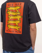 T-shirt We Are noir carbone – OLOW