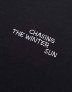 T-Shirt Winter Sun Noir Carbone en coton bio GOTS – OLOW