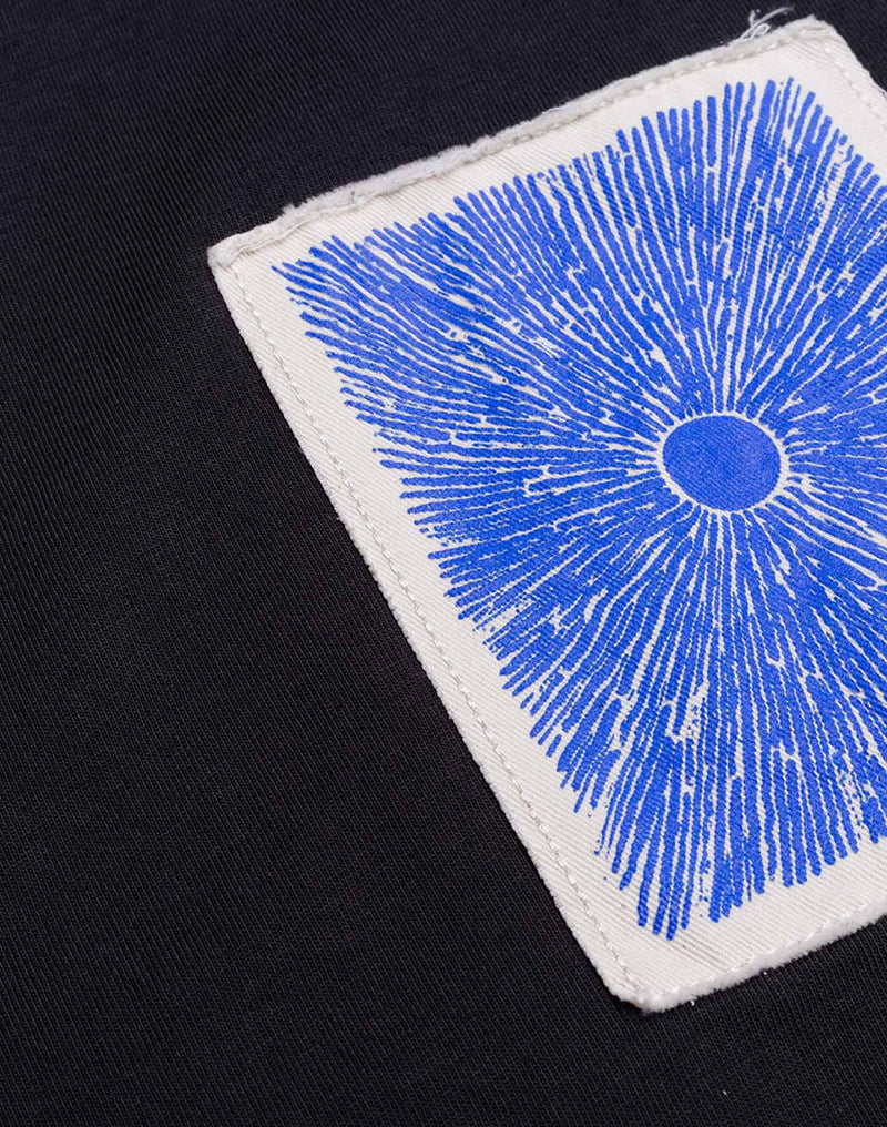 T-Shirt Winter Sun Noir Carbone en coton bio GOTS – OLOW