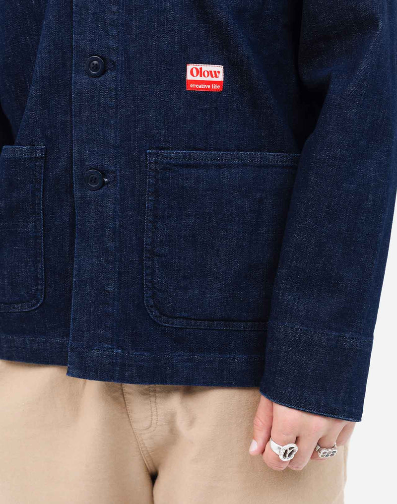 Veste Crafts denim bleu foncé