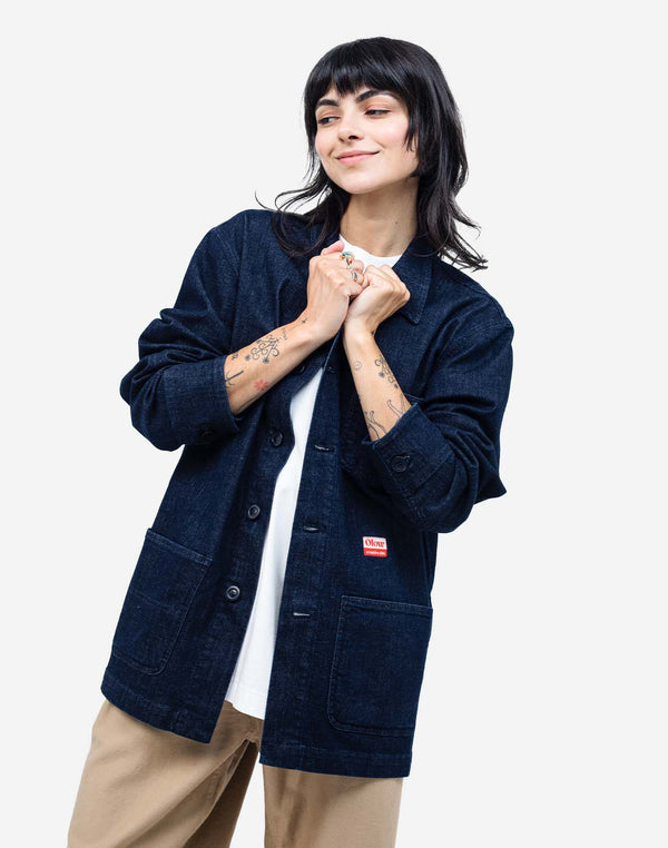 Veste Crafts denim bleu foncé