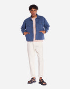 Veste Hekinan bleu cobalt