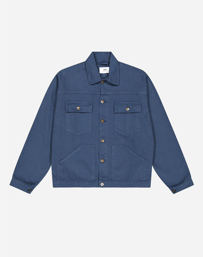 Veste Hekinan bleu cobalt