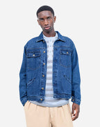 Veste Hekinan Market Plant denim bleu