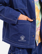 Veste Hiro Paint bleu outremer