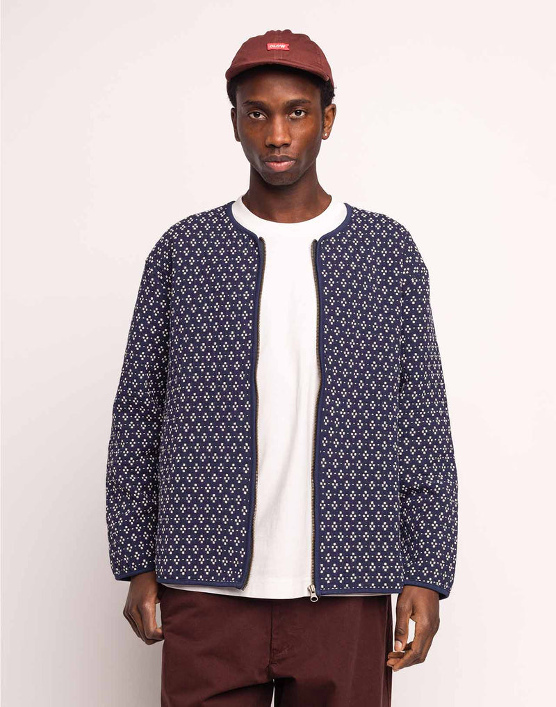 Veste Yama Bleu Marine en coton recyclé, Polyester recyclé, Autres fibres – OLOW