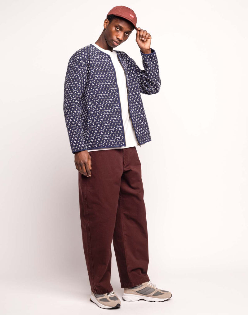 Veste Yama Bleu Marine en coton recyclé, Polyester recyclé, Autres fibres – OLOW