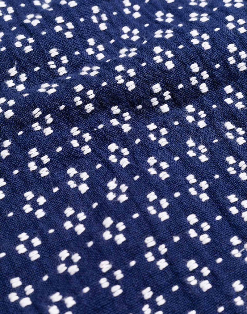 Veste Yama Bleu Marine en coton recyclé, Polyester recyclé, Autres fibres – OLOW