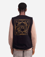 Veste sans manches Étrille noire