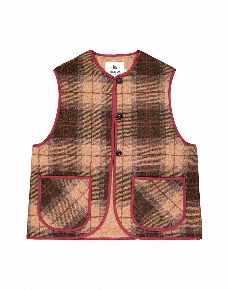 Veste sans manches Shepherd tartan