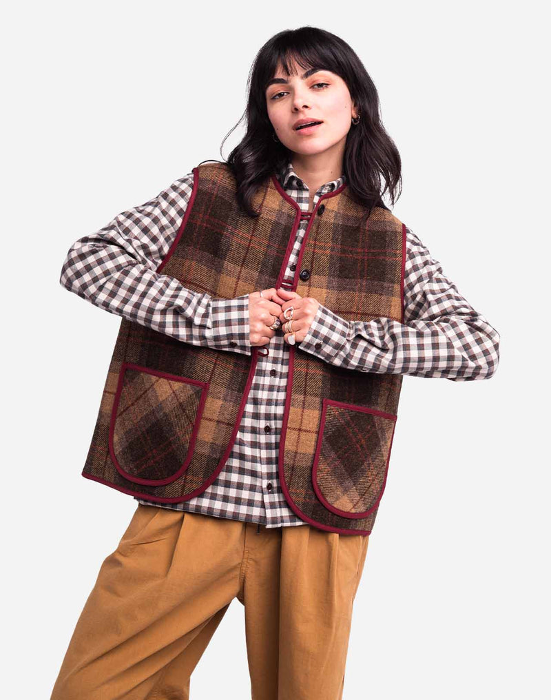 Veste sans manches Shepherd tartan