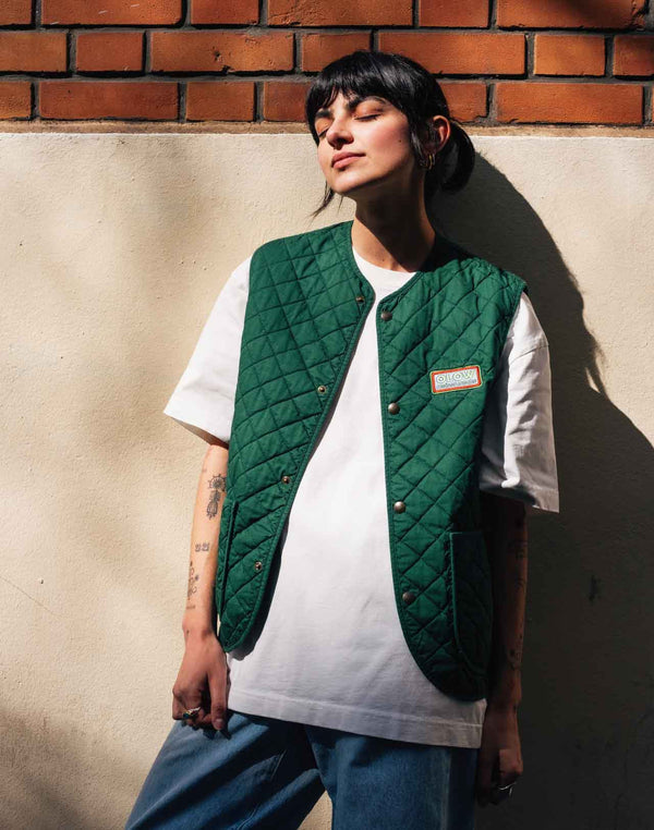 Veste sans manches Vague à l'âme verte