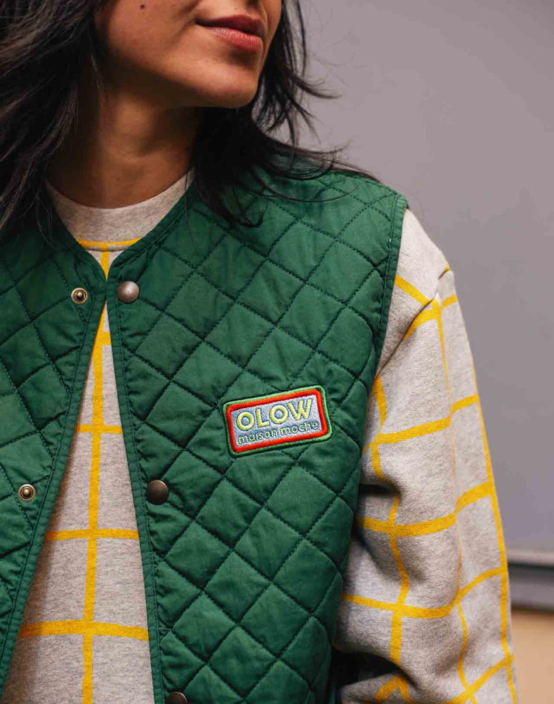 Veste sans manches Vague à l'âme verte