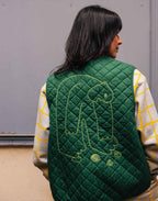 Veste sans manches Vague à l'âme verte